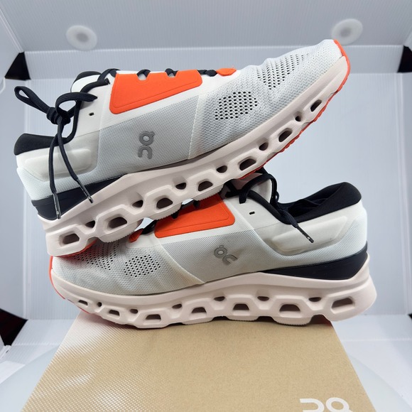 On Running Other - On Mens Cloudstratus 3 Running Shoes Low Top Sneaker Undyed-White/Sand Size 11
